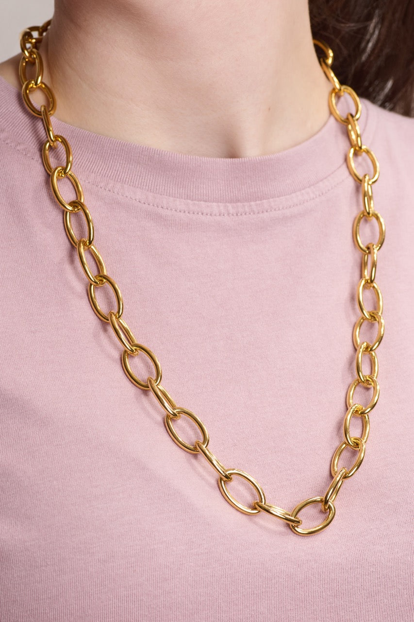 Classic Oval Link Necklace