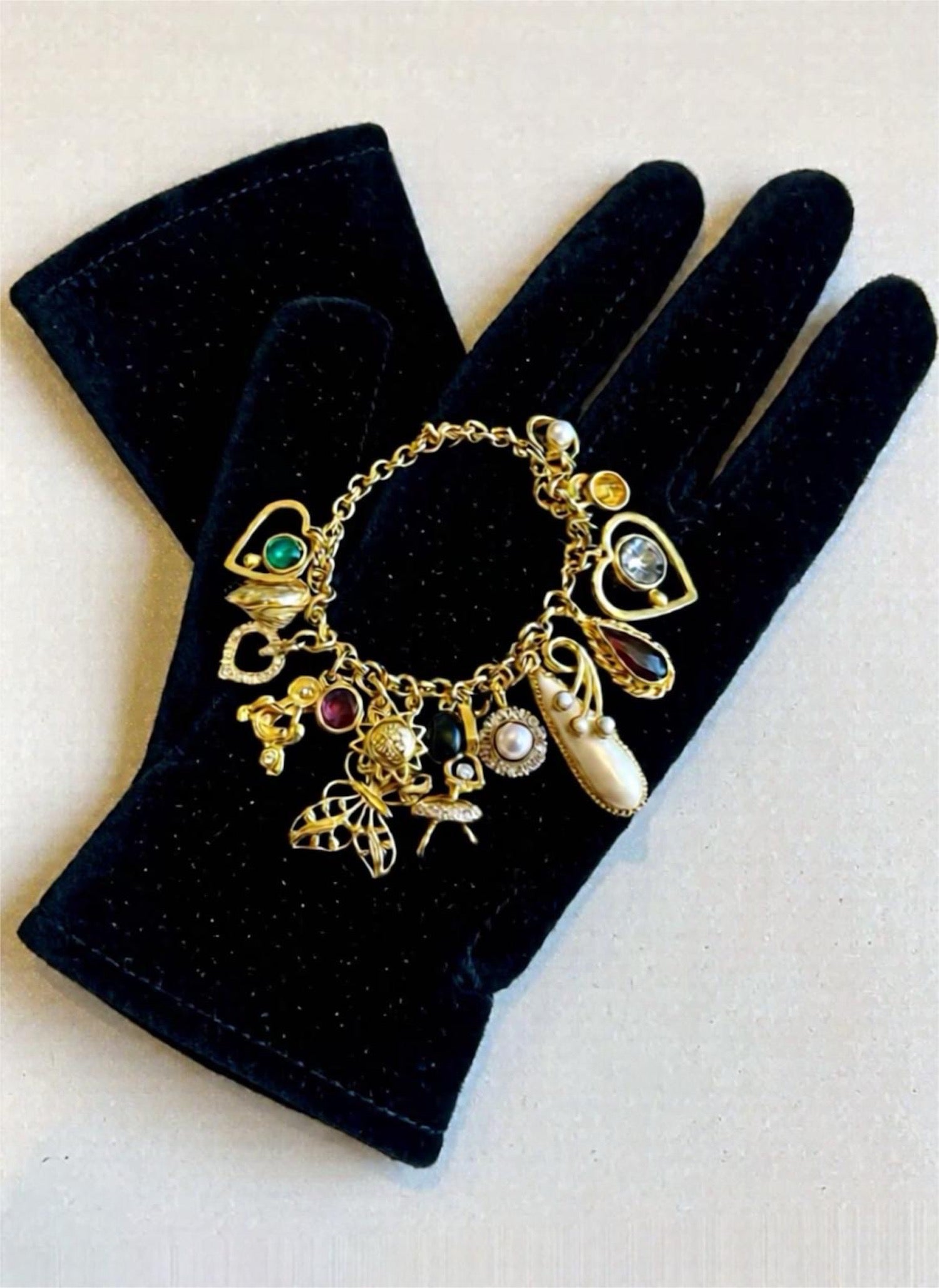Gold Memories Charm Bracelet