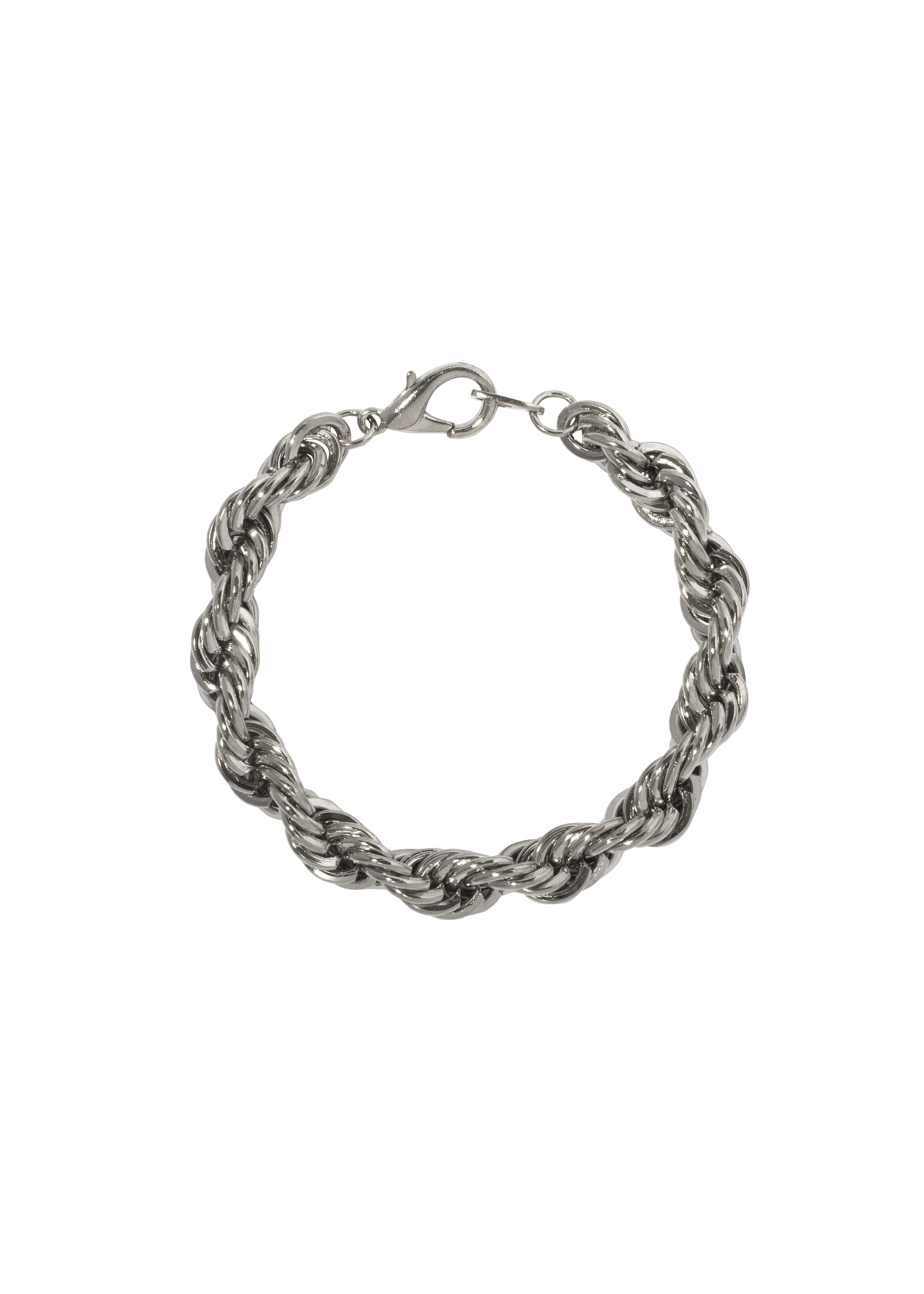 Silver Loop De Loop Bracelet Unisex