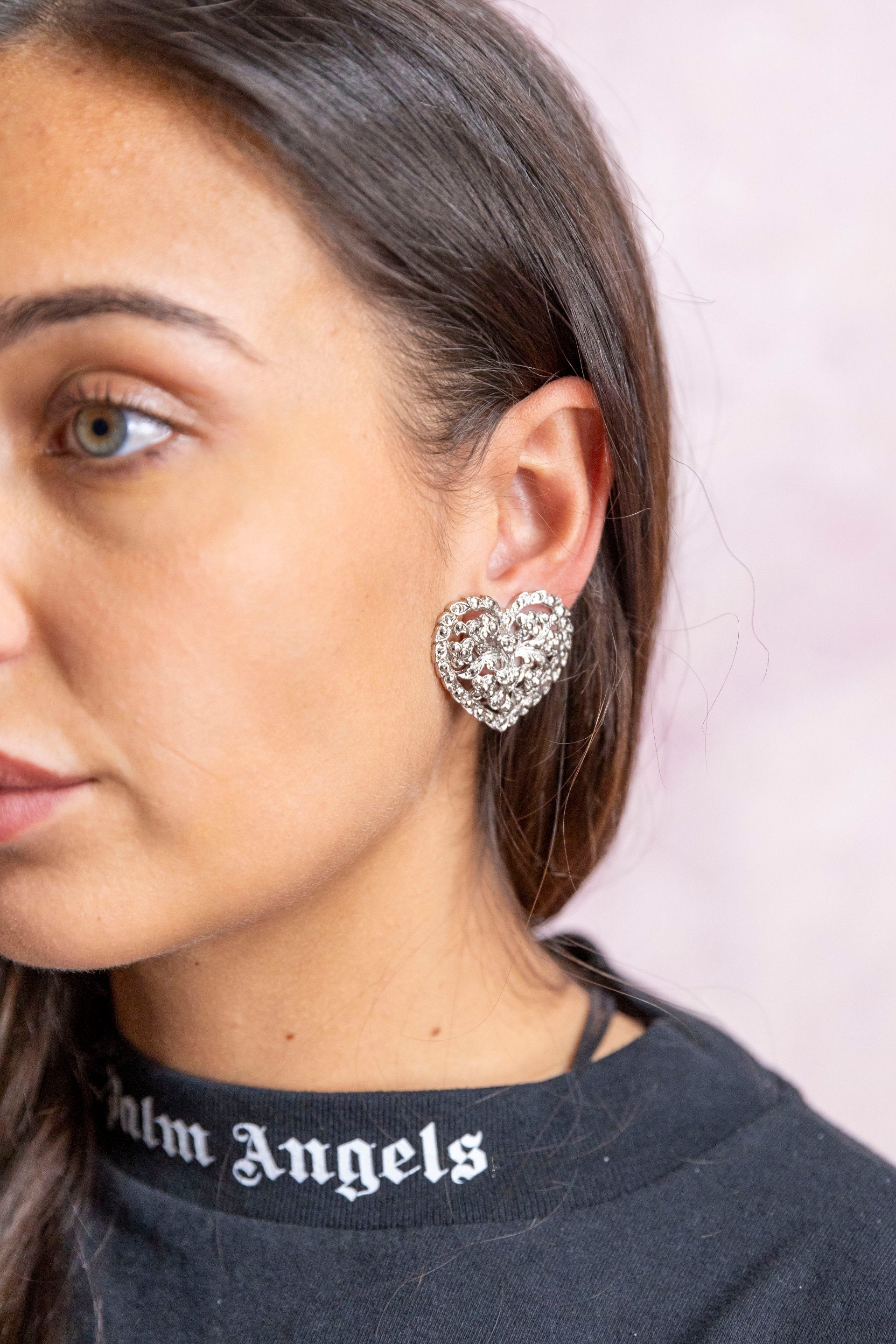 Silver Love You Earrings