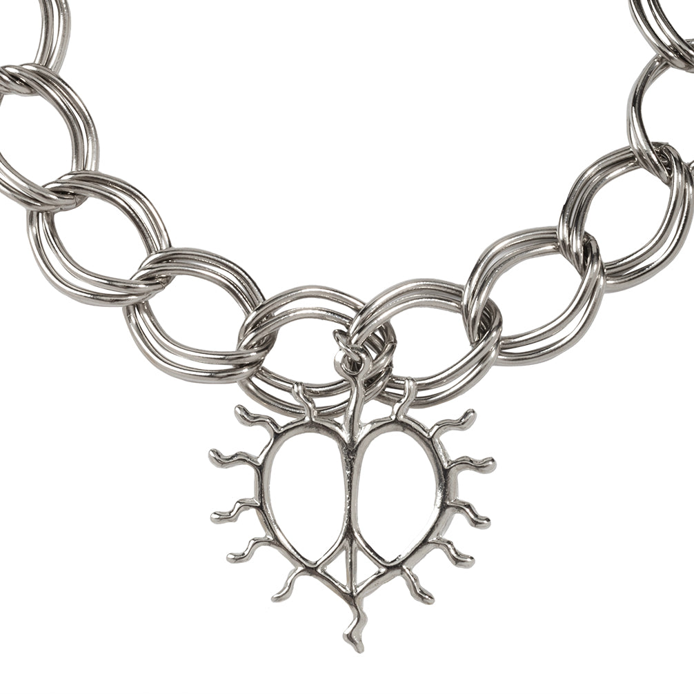 Silver Tainted Love Necklace