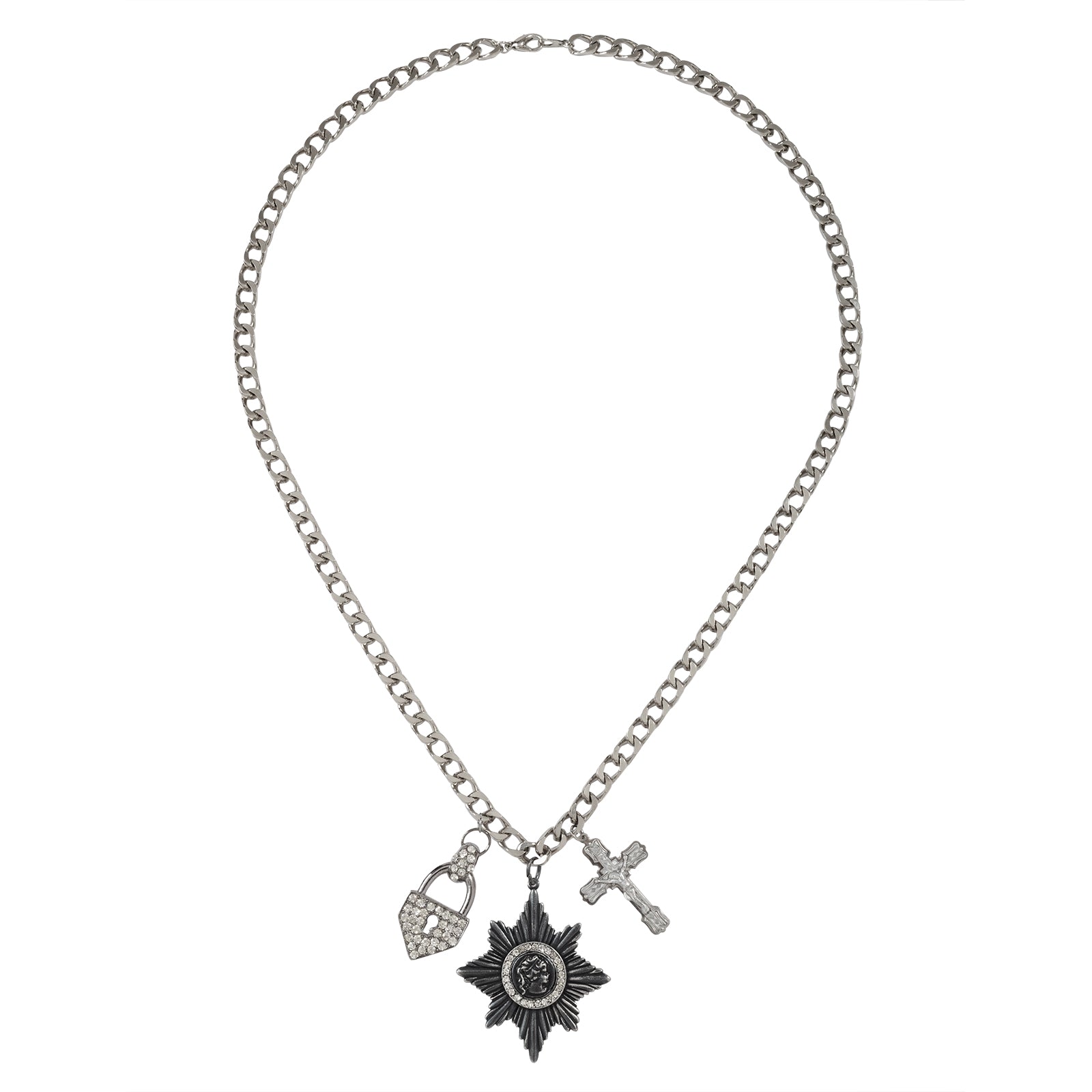 Silver Cristal Necklace