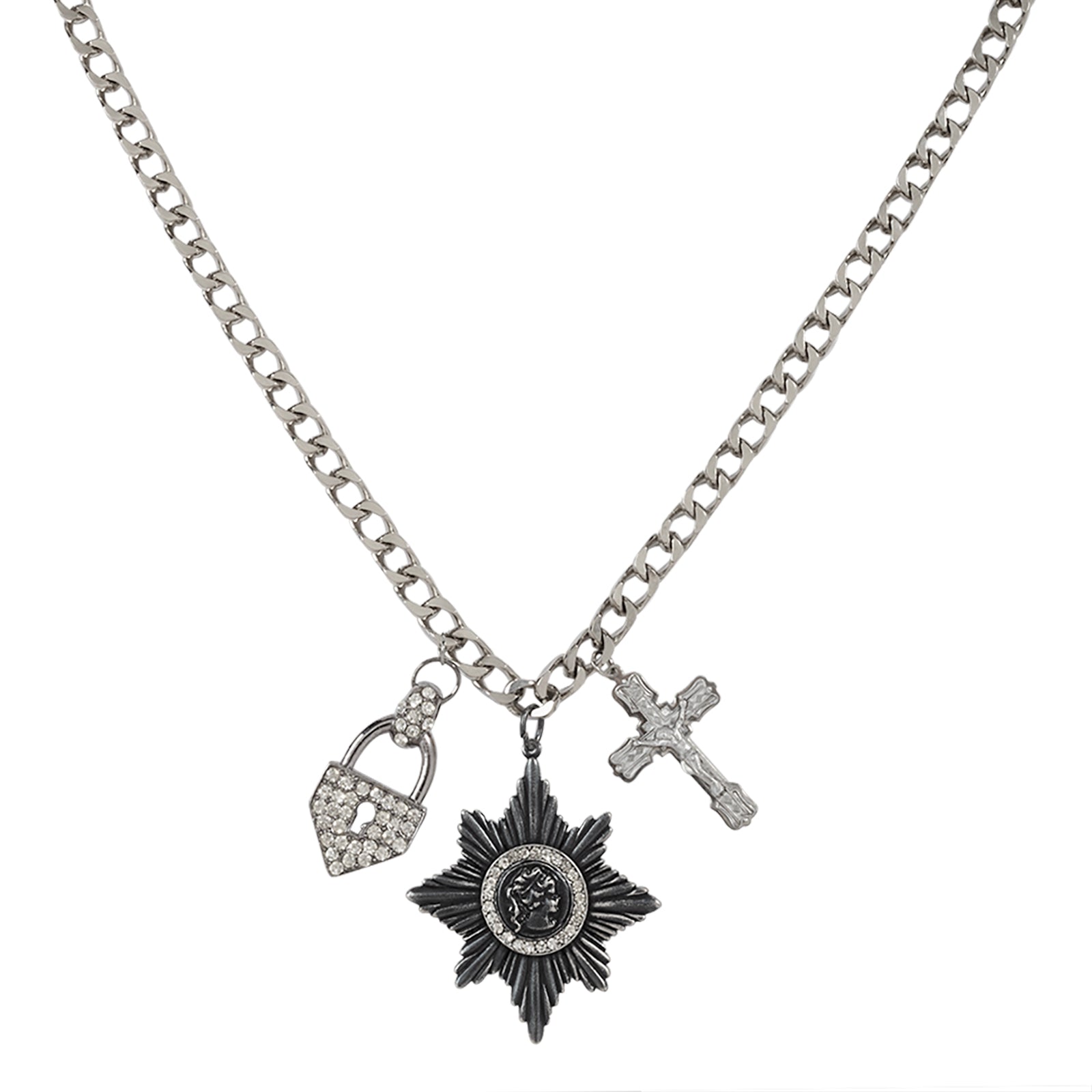 Silver Cristal Necklace