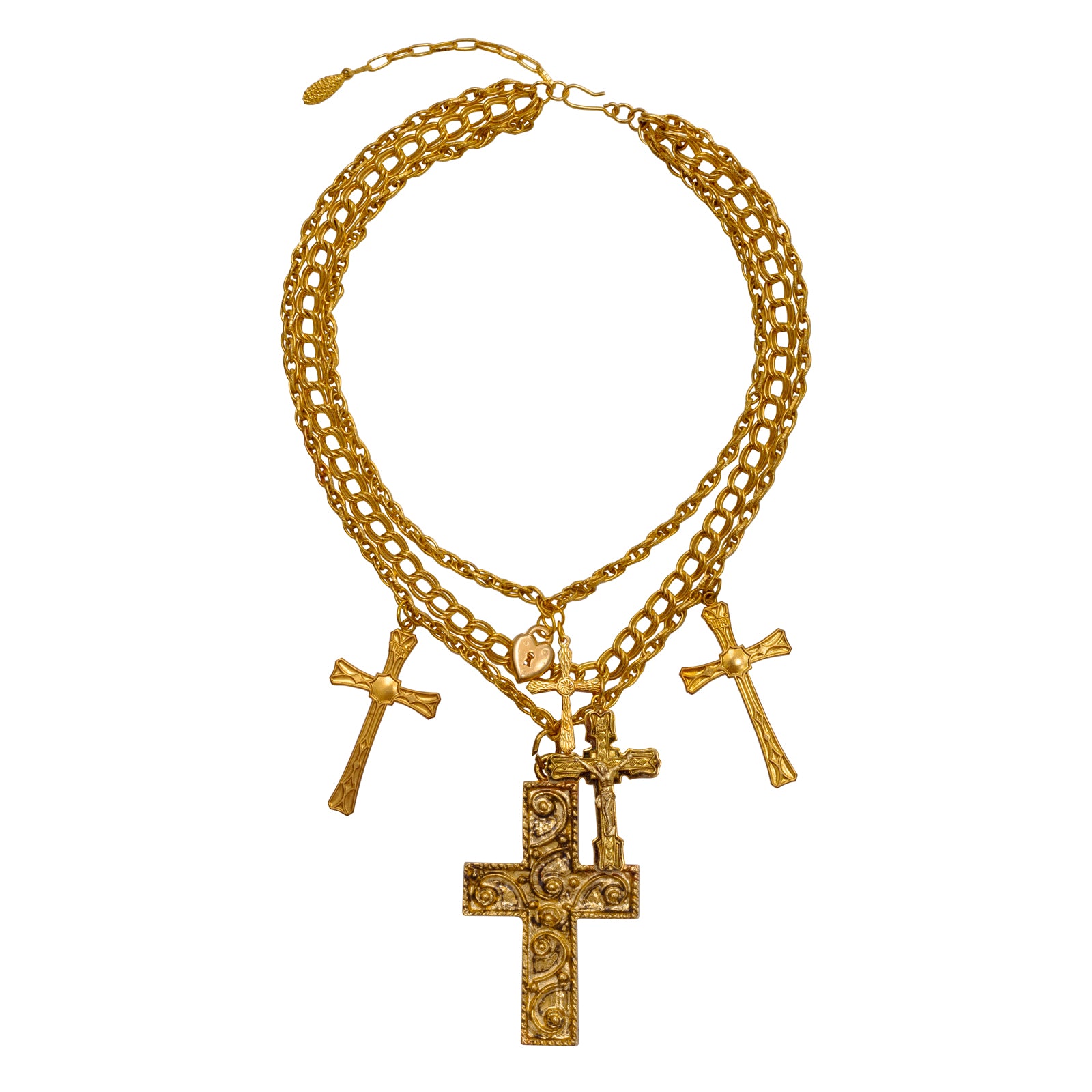 Madonna Cross Necklace