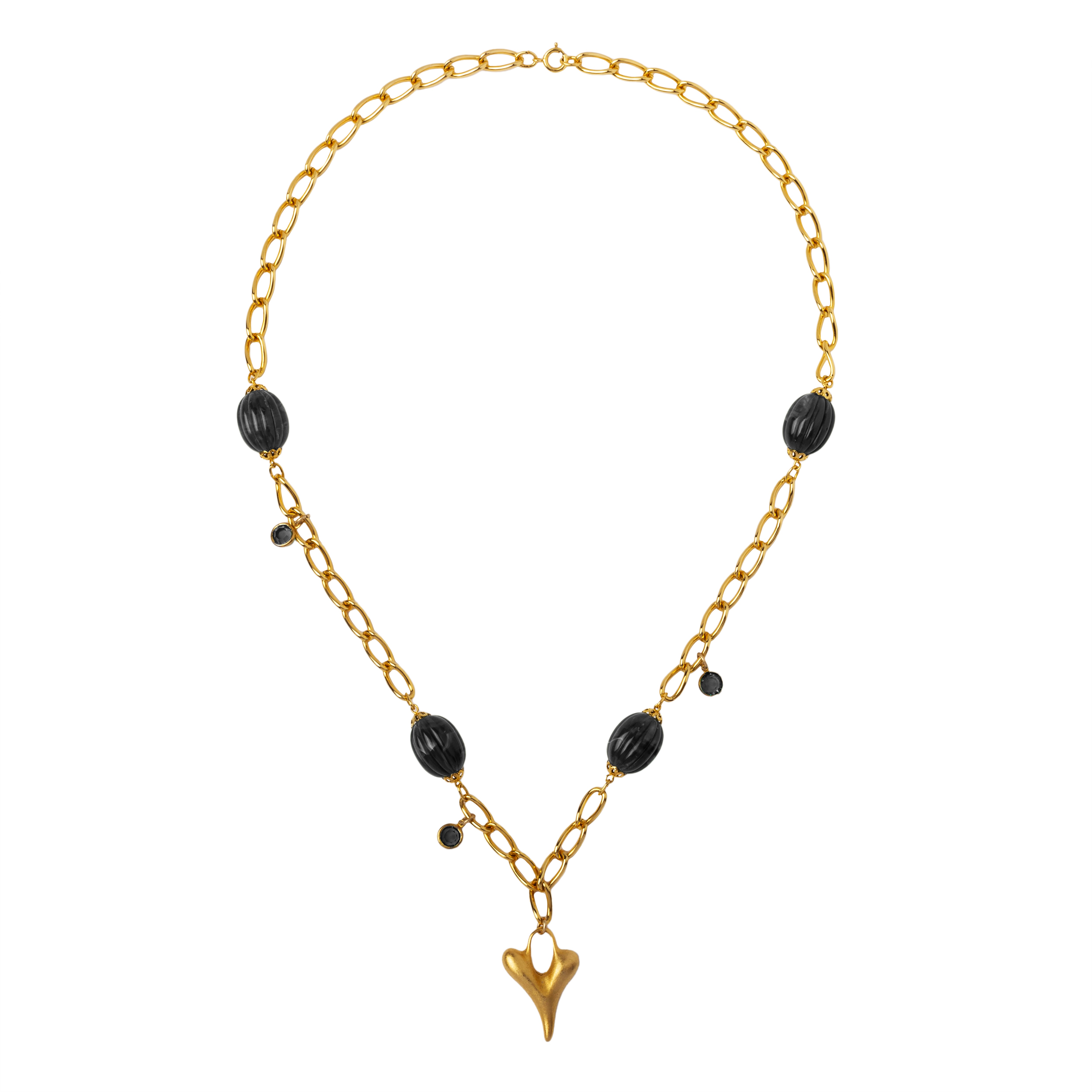 Gold And Black Envy Necklace