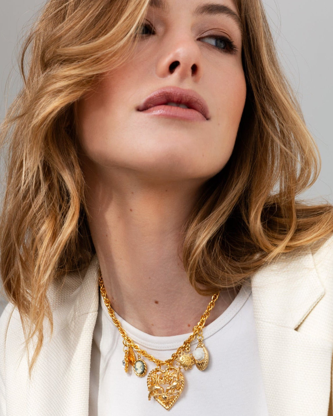 Exclusive Vintage Mother's Day Charm Necklace