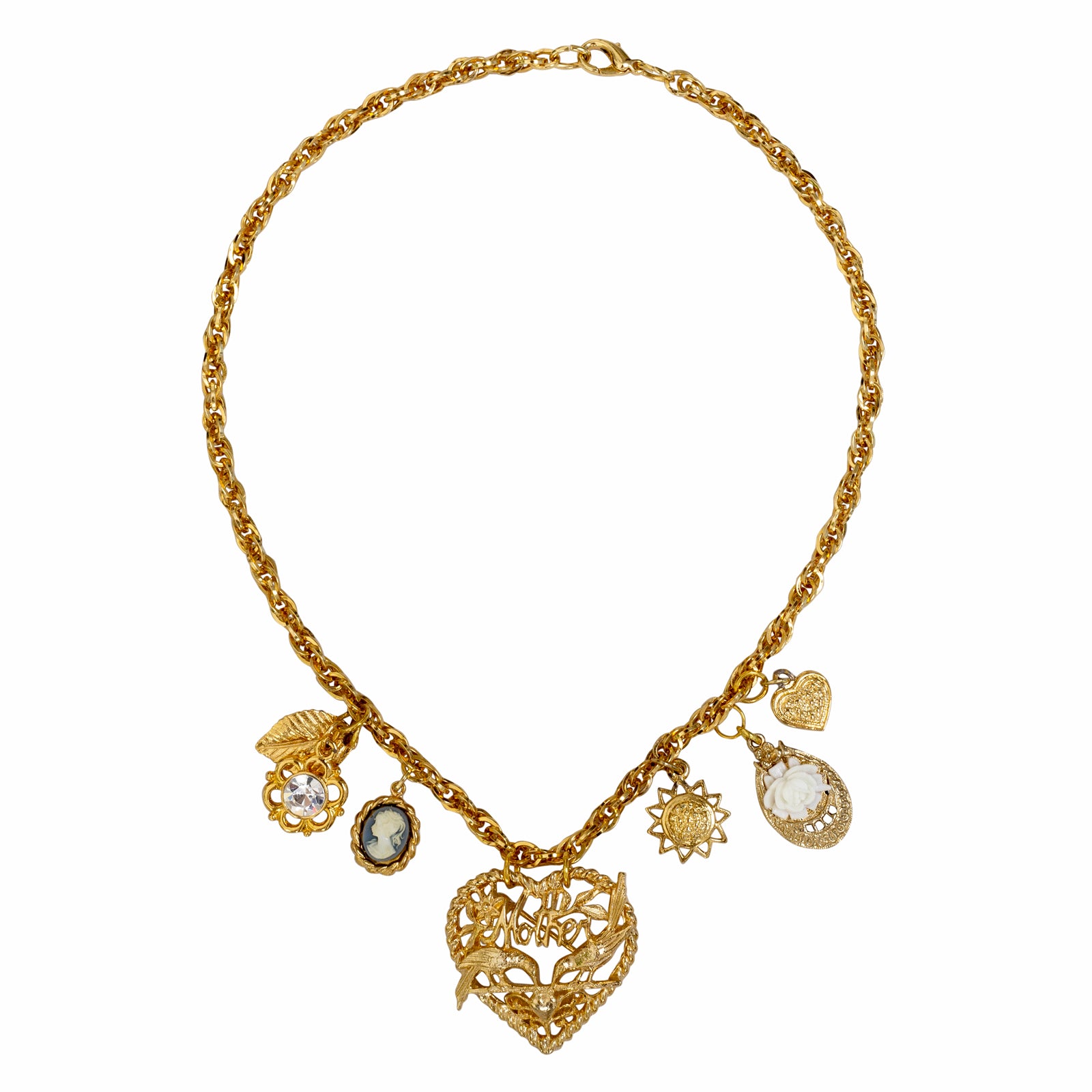 Exclusive Vintage Mother's Day Charm Necklace