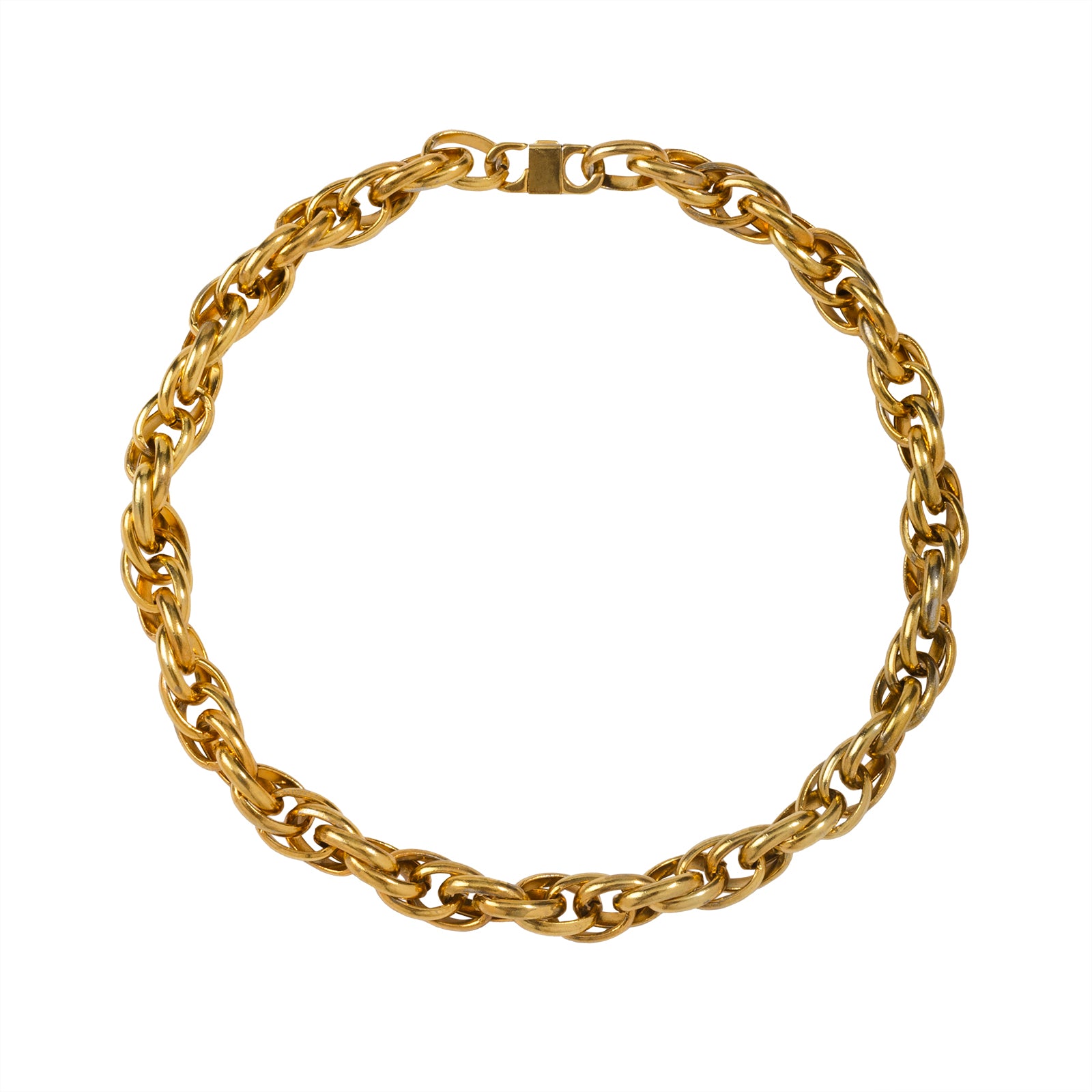 Gold Loop De Loop Necklace