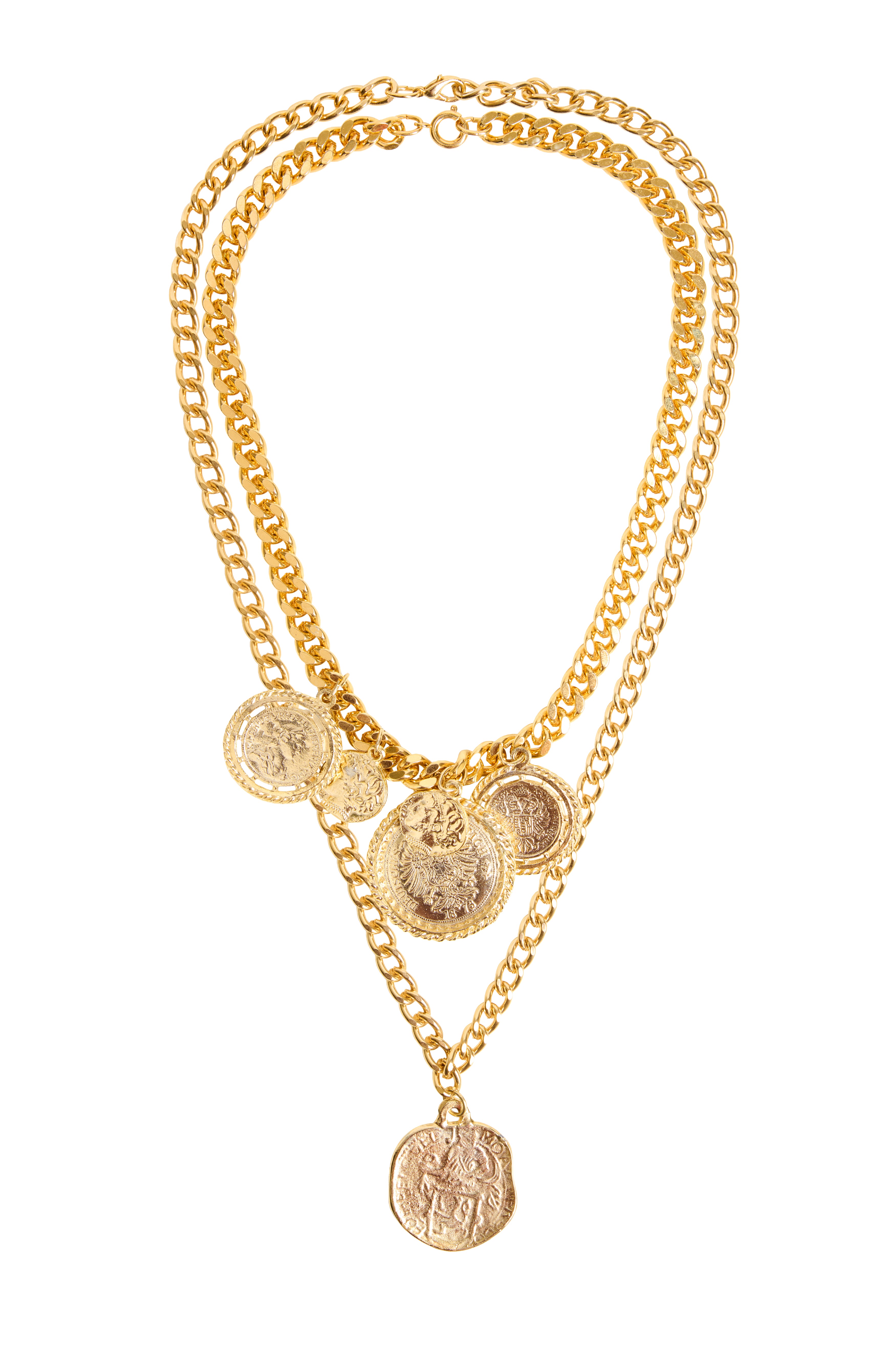 Vintage Coin Necklace Set (2 Piece)